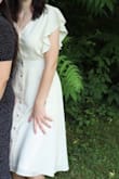 This dress is perfect so any Spring/Summer formal or semi formal type of event. It is a tad see through but if you wear nude colored underwear it isn't an issue. I wore this to church and got many compliments on it. :) - Olivia T.