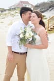 This dress was everything I wanted and more for our small beach ceremony! Light and flowy, it looked incredible in all our photos. When ordering, I wasn't sure if I would like the cream color, but I ended up loving it. I highly recommend this dress if you're looking for a casual but gorgeous option. - Leslie H.