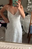 This dress is perfect for a small wedding, elopement etc. it came in like five days and the detail is so perfect and elegant. - Emily D.