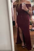 My friend owned this dress and I tried it on for a formal event about a year ago and couldn't stop thinking about it! So when the next wedding came up in my life, I decided to go for it and buy it and I'm so obsessed. It's the perfect dress in every way - classy yet sexy and very flattering. I'm even able to wear it without a bra which is unheard of for me. The only thing is it was a little long for me, but some hemming will fix that super easily. Totally worth it! - Alexandra A.