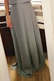My original order was actually a group of three dresses so that I could pick one as a bridesmaid dress. I included this one more for variety's sake and I ended up REALLY loving it! It fits my small, narrow frame very well (I ordered an XS). My only complaint is that for my 5'4" self, the dress was really, really long. A little bit of hemming, however, and it's perfect! I had to brighten my picture so you could see the length, but the color is true and the fabric feels well-made. - Erika J.