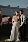This was the second dress I bought because I ended up not loving my first wedding dress and it was literally 1/3 of the price. I felt so pretty wearing it. The only alterations I had to get were new bra cups because they were to small for my DD, shortened the straps, got it hemmed 3ish inches and a bustle put on. I would buy this dress over and over for any occasion I could wear it for. You won't regret buying it. I ordered a size 6 for myself. - Kallie W.