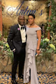 I purchased this dress for a black tie event and I was happy I did. It fit perfectly and the fabric was not too heavy. I received so many compliments. I also love the simplicity and the detail (not too much but just right). - Bernadette