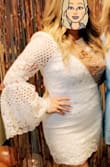 Wore this gem for both my bachelorette and bridal shower and it was absolutely perfect. It was a little short BUT overall comfy and gorgeous! - Sarah K.