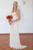 This dress was perfect for my beach elopement in St. Lucia. It arrived quickly and fit me amazingly. I'm super tall and often have to order clothes with extra length, but not this dress! Great quality and price, I got so many compliments!! - Rebecca L.