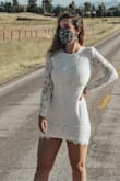 I love this dress! I bought it for my graduation this fall. I think it is a great length, great fit, and I loveeee the open back. - Claire S.