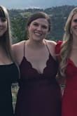 I loved how this dress was elegant enough for a black tie wedding, yet comfortable enough to accommodate some extra quarantine weight :) It was a little loose in the chest area, but I needed the size medium for my waist/belly/hips. Also, the shear fabric on top was a little difficult to steam the wrinkles out of. Overall, I was very happy with my purchase. - Stephanie J.