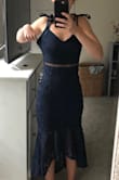 Very flattering dress!! Would have kept but loose fabric in armpit area. Couldn't size down to a XS because then would have been too tight on my hips/butt. If you don't have big hips and have a smaller back/torso I think you could get away with sizing down. Otherwise I would stick to your normal size! - Taylor B.