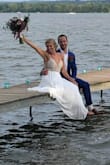 We had to postpone our big September wedding, so got this for our small lakeside ceremony. It was perfect, comfortable, and couldn't believe the price for such a beautiful dress! - Sophie M.
