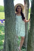 The dress is so cute, so different from all my colorful pieces! Prefect for my sons graduation, he wanted me to look like his mom lol. - Ana P.