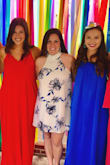 I wore this to a couples shower my girlfriends threw for us a few months before we got married! I loved that it didn't cling nor was it super tight so I felt comfortable in it all night! I wasn't able to wear a strapless bra because it showed. So be prepared to wear sticky petals or some type of back up. It ran a little large in the chest area for me (had to be a little careful on the side) but it worked! - Errica P.