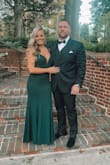 I LOVE this dress. I purchased it for a black-tie wedding and got so many compliments. I love the material and the way the dress hugs your body. I am 5'7, about 155 pounds with a smaller waist, but more muscular thighs & butt. The medium fit perfect! The material is semi-stretchy, so if I were any smaller in the chest, I think it wouldn't have fit correctly. If your smaller up top, in the shoulders, or on your chest I would size down. - Brooklyn B.