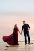I ordered this dress for my engagement pictures and it was incredible it has the perfect amount of flowiness and it's light and gorgeous and fits amazing - Louisa S.