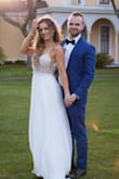 This is the best wedding dress you can get for this price. I have tried many dresses but this one was just stunning and fits so good. The material and everything about this dress is amazing!! Love it! - Brandon S.