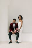 I purchased this jumpsuit for an editorial I was shooting. We dressed the bride in it and it exceeded my expectations. She looked incredible in it! The fabric is really quality and was not see-through. The fit was snug in the right places and the flowyness of the top was a perfect contract. We did have to take up the length, due to the smaller stature of our bride (she is 4'11). Our bride looked very chic and stunning in this outfit and we were VERY pleased with the look.

-Molliner Photography - Ingrid C.