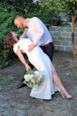 I bought this dress to wear for my wedding minimony after our original wedding was postponed due to COVID. I wanted to keep my fancy wedding dress for next year. After reading several reviews, I chose this dress for its simplicity and elegance. I also happened to be 16 weeks pregnant for the wedding so I was looking for something with a bit of stretch. This dress was absolutely perfect! It fit wonderfully and looked like a more expensive dress than it actually was. No regrets at all! - Jessica L.