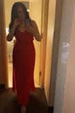 I have ordered many dresses form Lulus in the past, have loved them all..but this dress in particular, is my favorite. The color is so vibrant and it flows so nicely. I wore it out for my anniversary, I got so many compliments. You definitely stand out, I highly recommend. - Andrea P.