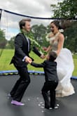 I chose this over many much more expensive dresses for my wedding. The skirt is flowy and I love the way it moves. The beading looks very elegant. And I didn't have to wear a bra with the lining, which was great! - Christina G.