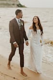 I used this dress for my elopement and it was perfect! The quality was great and it felt like a quality wedding dress at a great price too. It was a tad too big and if I had more time would have sized down, but we made it work! - Emily A.