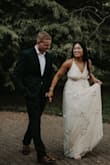This dress was perfect for my engagement pictures! Originally, I ordered a small but it felt a little loose in the rib cage. I exchanged it for a medium which was a little loose. It gaped a little bit in the front, but I was easily able to fix it with fashion tape. - Jennifer M.