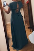 This dress is gorgeous! I felt like a damn-sea-side-goddess with it on! It was quite long on me and felt a little loose up top - however I did not mess with the corset ties in the back very much. I would have ordered a size down if I would have kept the dress however it felt more formal then I ended up needing. I marked the dress as true to size because I should have ordered a small (instead of a medium) in the first place but I think it was out of stock when I ordered. I think it's likely true to size for a medium! - Michelle T.