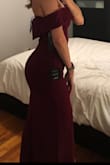 I needed a dress for an outdoor wedding now in October & didn't want to break the bank being that I'm just a plus 1. When I tell you guys I was so happy when I tried this dress on. It fits so beautifully, literally fits like a glove. I'm pretty skinny, not busty, but I do have shape & a booty lol so I like for things to hug my curves. The dress is a perfect fit, not too long with heels on. The bust area is perfect esp with a strapless bra. The material is nice and thick without being too heavy, which was important to me because I hate cheap material. Also, October in PA is super cold so I didn't want to freeze. This was my first time ordering from Lulus so I'll definitely keep them in mind the next time I have an event to go to! - Keila M.