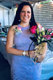 I wore this dress in lavender for my bridal shower Saturday & it was the perfect dress for me! It was a little tight for the Large that I usually get with Lulus. Also a little short but manageable. When I was seated opening gifts in front of everyone, I had to keep pulling it down. It still looked and felt great though! - Errica P.