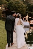 I got this dress in a size small for my wedding at it was as close to perfect as I could have imagined. Material is comfortable and fit close to the measurements advertised. - Kaylee H.