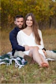 I ordered this dress for fall engagement photos and the colour of the dress turned out great with the fall colours. Very happy with it. It was a little larger in the shoulders but I have a small bust. - Shelby B.