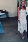 I absolutely LOVE this dressy It fits true to size, and the material is very comfortable! I wore this for my rehearsal dinner, and it was PERFECT! :) - Emily G.