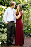 I wore this dress for an engagement session and it turned out beautifully! I got so many compliments on the dress and I loved how flowy it is. It is absolutely beautiful in pictures. - Jessica B.