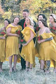 I got the XL and I'm not a small girl, all around the dress fit except for the bust. Had to get another one to add fabric into the bust area. Was about 5" too small there. The dress was beautiful and comfy. Was for my sister's wedding, if you're going to be outside; it may be windy we got velcro dots to put inside the skirt to keep it closed during wind gusts. Worked great. - Bridal B.