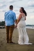 The dress fit great and was perfect for my beach elopement. I was worried about it not being long enough like some dresses are for me but it was fine. - Jesika A.