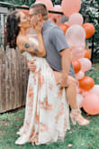 These shoes are the most comfortable pair of heels I own! They went perfectly with my dress for our engagement party and worked well even on the grass. I really love the color of them and how the wrap ties around the ankle. I would suggest theses for any event because they are perfect! - Katarina