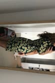 It's very loose in the chest area and fit everywhere else. I'm a size 32B and recommend at least a C or bigger. It looks awkward on small chest. - Alexia G.