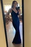 I usually have to get my dresses hemmed because of my height, but this was the perfect length with 3" heels. The dress is very comfortable and super form fitting. I fit in the XS but I'm usually a S for lulus dresses- I think because this one has some stretch to it. The S fit fine too I just chose the XS because of my height (ordered both, returned one). Definitely recommend, especially for petite ladies! - Erin M.