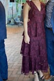 This dress was so perfect! I wore it to my friends fall wedding and got lots of compliments. I was skeptical about it's comfortability but it was actually so comfortable and easy to wear. The only thing I will say is I did have to have the bust taken in at a seamstress as I'm more flat in that region but the dress fit perfectly everywhere else. 10/10 would buy/wear this dress again! - Annika N.