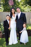 This dress was simply stunning and fit so perfect and comfortable! It was so simple. I wore dress to renew my 10 year anniversary vows. I just added my own belt to it. - Cassie B.