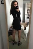 I love the simplicity and black suede. Perfect to dress up or down and match anything. I have a little bit wider feet than most I'd say and they fit perfectly!! They are comfy and don't hurt anywhere even after walking for a mile in them! - Alexia G.