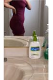I really like this dress-it's soft and great color, unfortunately, it's short! I wore it around my home to try it out and it rides up potentially exposing myself :/. I want to keep, but might return it not sure. - Maria G.