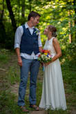 We had a fun, barn party, picnic style wedding that was chill and laid back. I knew I wanted a dress that would be pretty and casual, while also looking like a wedding dress. This was the first dress I came across that I loved. I kept looking, just to be sure, and I am so glad I went with this dress! I had to get it hemmed, but it is super affordable and completely worth it! I got so many compliments. I don't think anyone would have guessed I spent under $100 on it. I even got it on sale! - Victoria J.