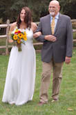 This was the perfect dress for our backyard Wedding.  We live out in the Country and just fit our theme perfect for my perfect day. - Michelle S.