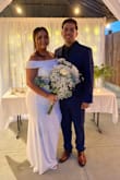 Loved this dress. It was so classy and elegant. So glad I chose this dress for my ceremony. - Stephanie C.