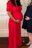 I love this dress and got a lot of great use out of it. I wore it basically throughout my entire summer pregnancy and received so many compliments. - Kristina O.