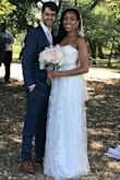 Even though our original wedding was postponed to next summer, we decided to still get married in an intimate Park ceremony. 
My original wedding dress could not be altered due to the shut down In NYC, so I ordered this beautiful dress to wear for our ceremony and it was PERFECT!! It fit like a glove and I got so many compliments, everyone thought it was my actual wedding dress. 
Beyond happy with this purchase and grateful that Lulu's was able to save the day with this beautiful dress! - Jiselle P.