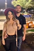 Very stylish and perfect for fall! You can definitely dress it up or down. Soft material and it is more of a crop top, which I love with high waisted jeans! You can tighten the shirt up or wear it more loose depending on the wrap you decide. The burgundy hat is also from Lulus. - Norma R.