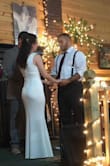 I ordered this dress on a Monday and received it on that Saturday! It fit perfectly other than having the length shortened but that's just because I'm short! - Kayla M.