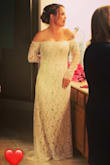 I accidentally shipped back the wrong size dress, and customer service was phenomenal at helping!  Very pleasant, friendly and helpful.  And the dress was to die for!  I've gotten so many compliments on the dress.  It fit beautifully.  Figure flattering but not TOO snug.  I had no problems with it slipping down off my arms either.  I simply cannot say enough good things about Lulus and this beautiful dress! - Tracy E.