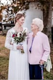 I got so many compliments on this dress and when I told people what I paid for it, they couldn't believe it! It was so comfortable and it was the perfect dress for our little fall wedding. - Jenna B.