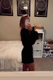 This is so cute. You can dress it up or down and the material rocks. Super soft, great quality, thick material. Wear it with a belt, or a jean jacket, or tights and booties. I'm in love and it hugs all the right areas that look flattering! - Becca S.